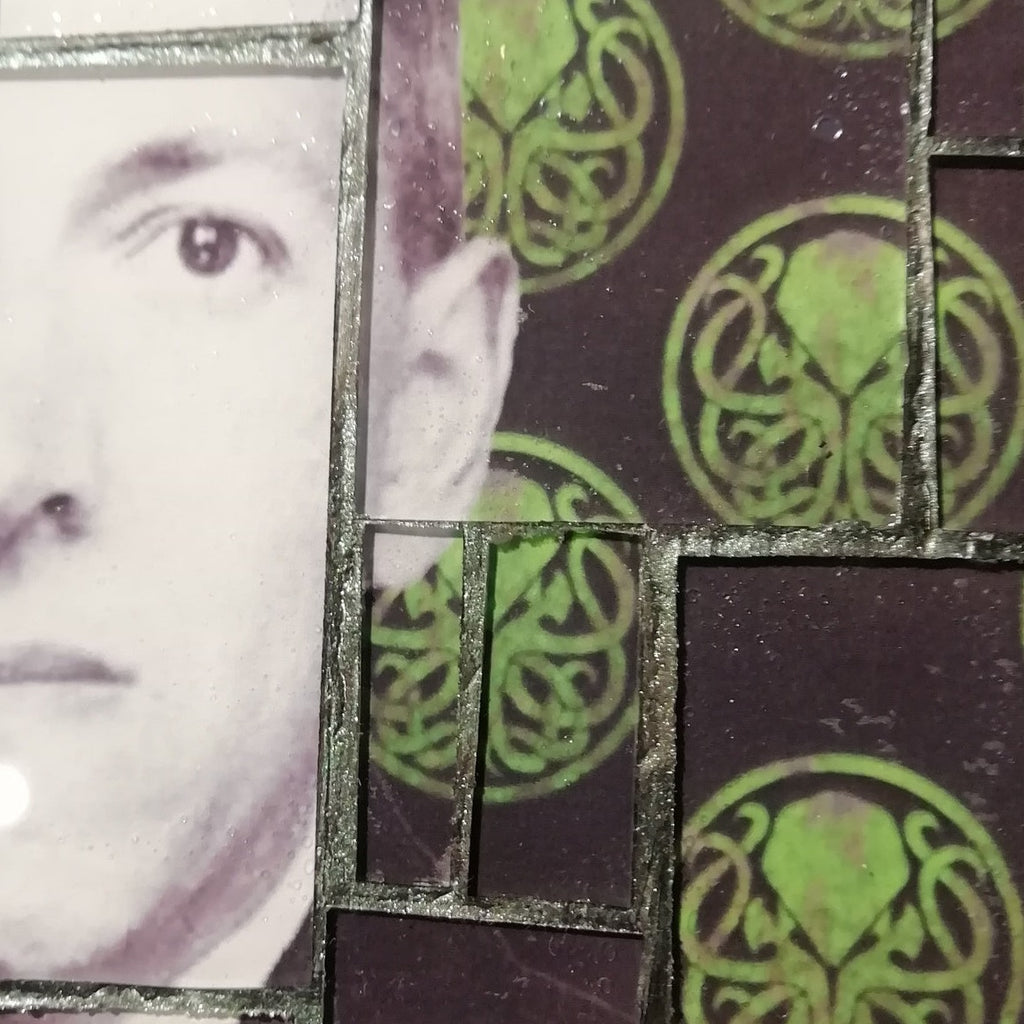 Wall Mosaic "H.P. Lovecraft Green"