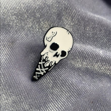 Load image into Gallery viewer, Skull Ice-Cream Pin Badge