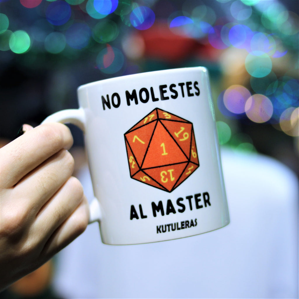 Taza "No molestes al Master"