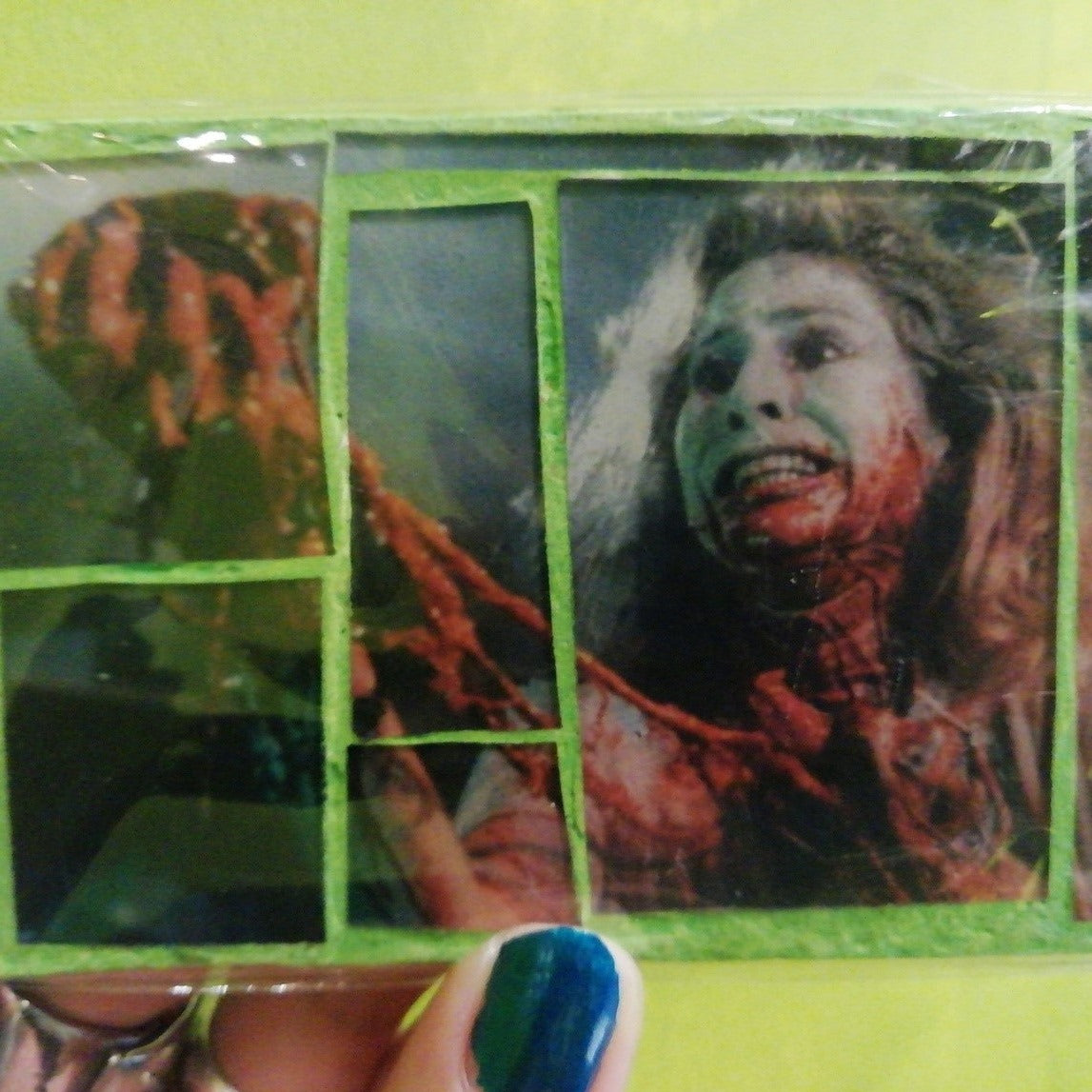 Glass mosaic magnet  " The Bride of Re-Animator "