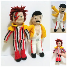 Load image into Gallery viewer, Mercury and bowie wooldoll by Kutuleras