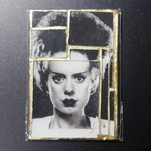 Load image into Gallery viewer, Glass mosaic magnet  &quot;Bride of Frankenstein&quot;