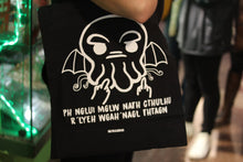 Load image into Gallery viewer, Tote &quot;Angry Cthulhu&quot;