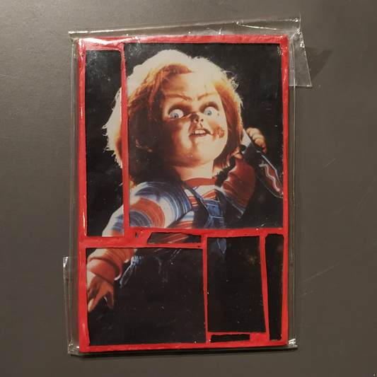 Glass mosaic magnet  "Chucky"