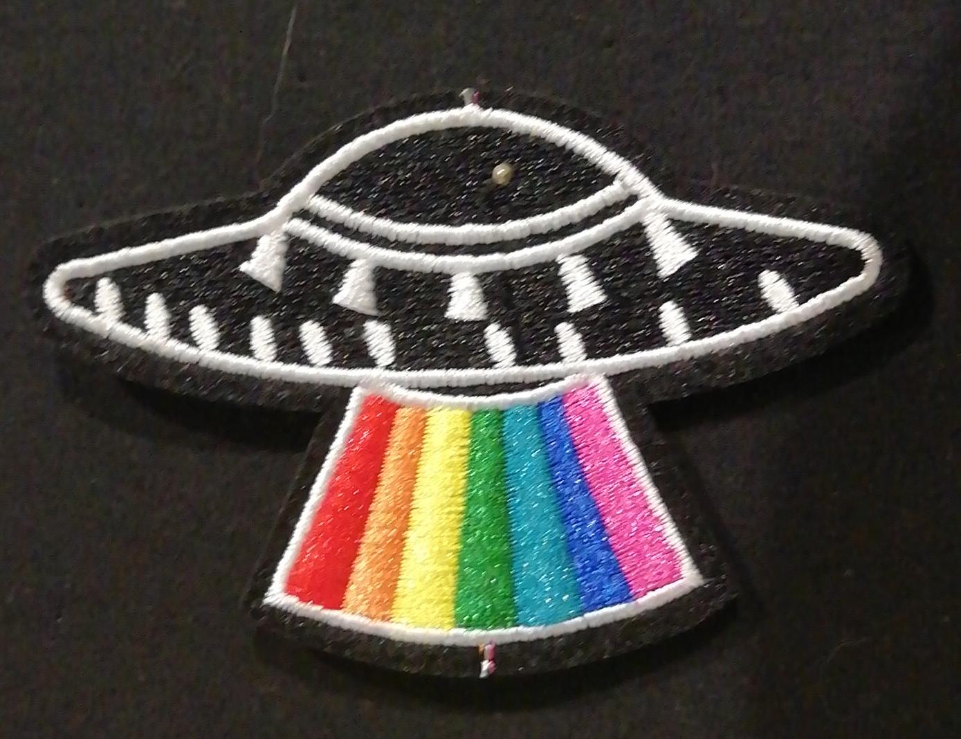 Patch "Rainbow UFO"