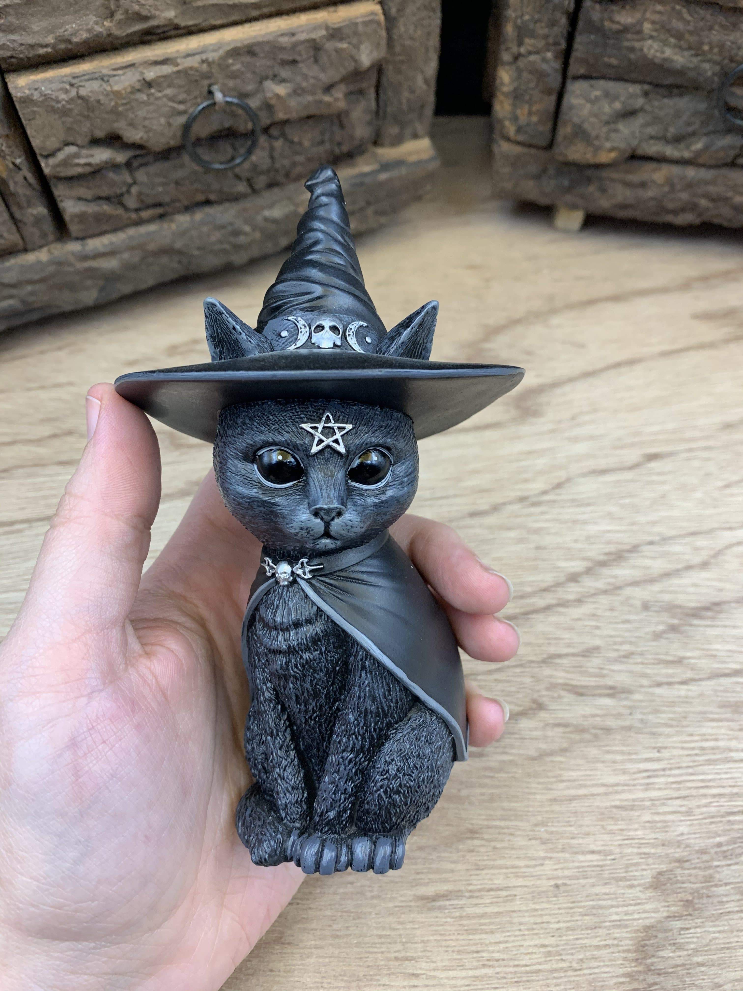 Mini Witch Cat 10 cm